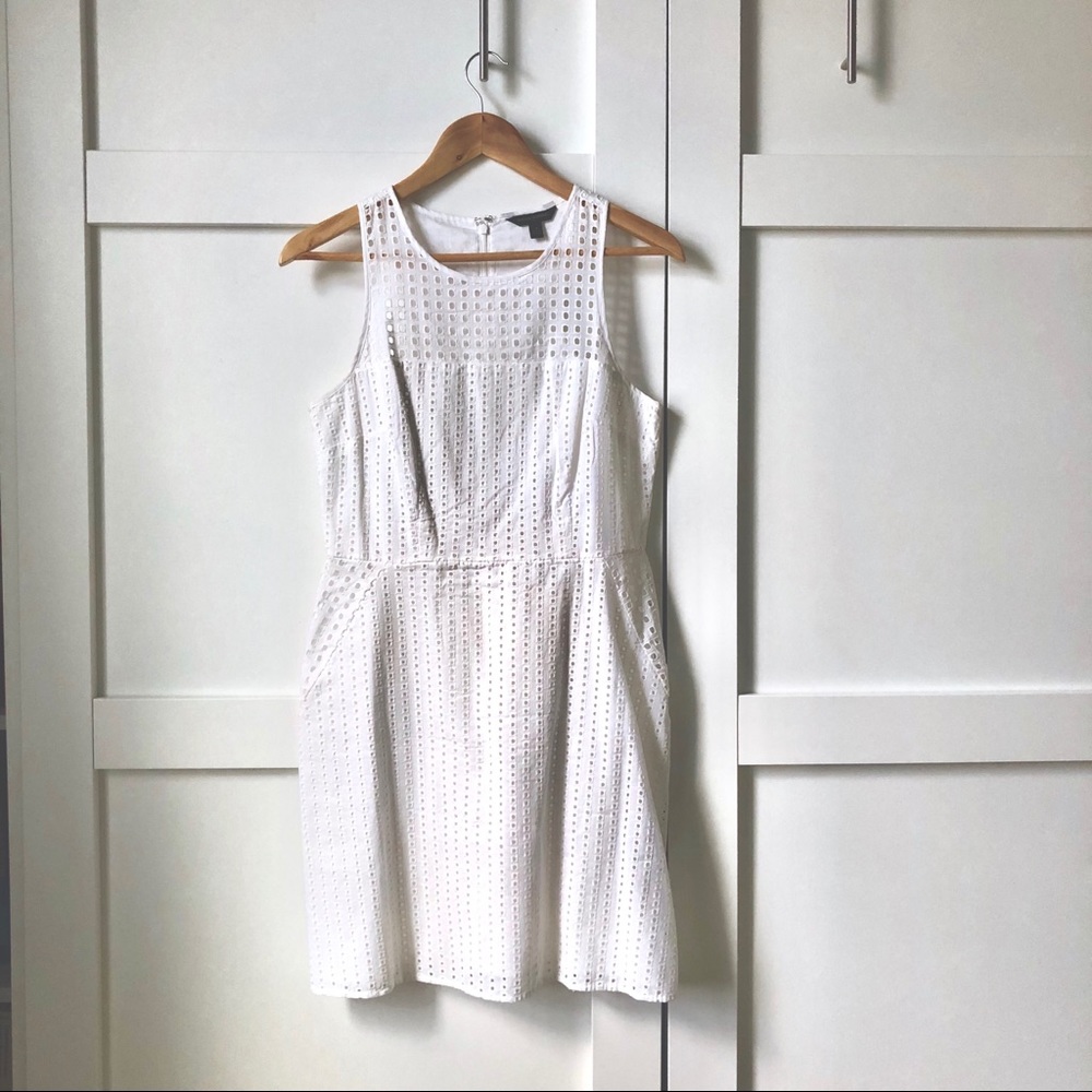 Banana Republic Cotton Eyelet Dress
